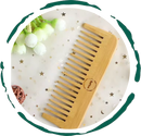 all-natural bamboo hair comb daily use
