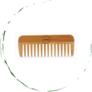 all-natural bamboo hair comb wooden